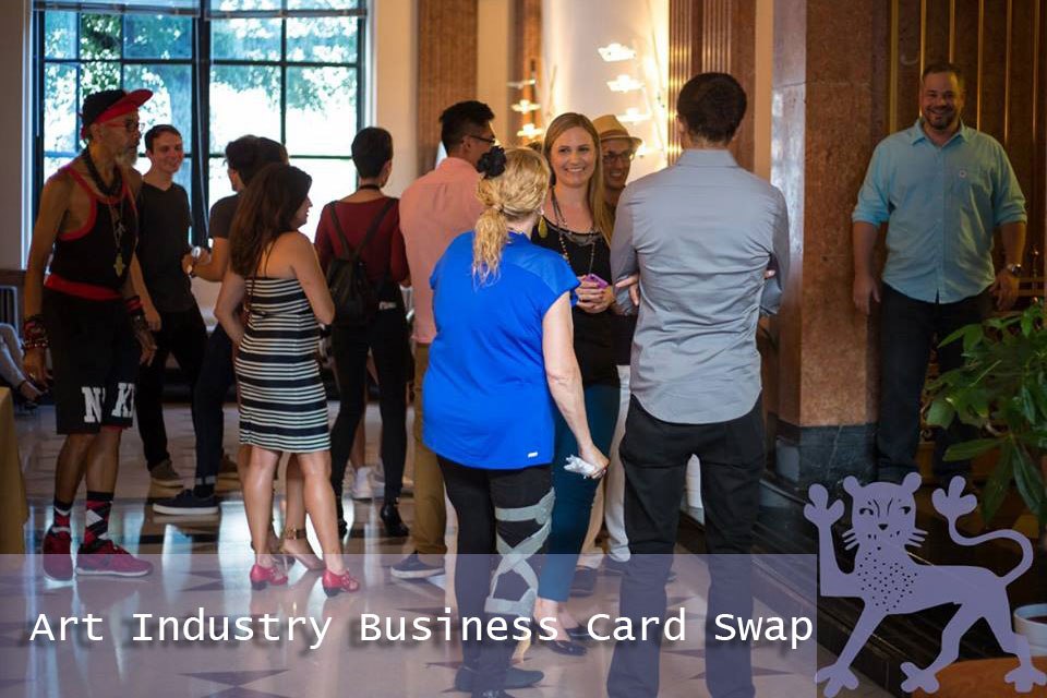 Art Industry Business Card Swap